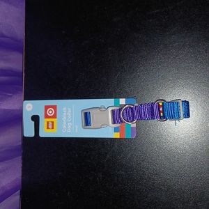 New Lego Collection Colorblock Dog Collar Small Blue/Purple